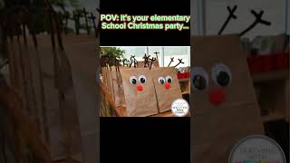 Elementary school Christmas parties hit different! #christmas #nostalgia #christmasparty