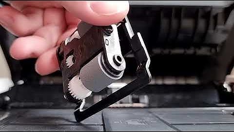 How to replace ADF roller and separation pad HP PageWide P477 P577 repair automatic document feeder