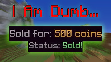 I Did The Dumb... (Hypixel Skyblock)
