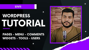 Wordpress Pages, Menu & Widgets - S1V11