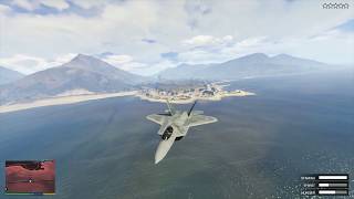 GTA 5 Máy Bay F22 Raptor Tấn Công Khu Quân Sự TQ Bảo Vệ Lãnh Thỗ Việt Nam