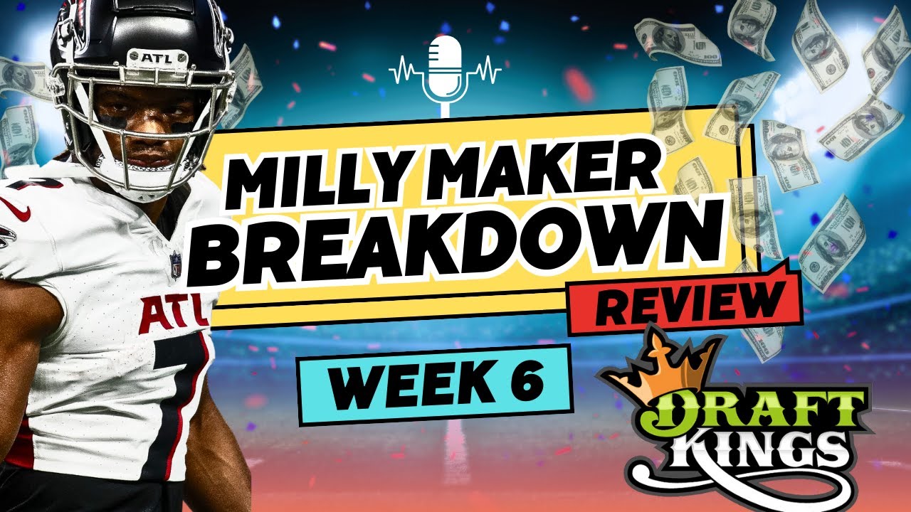 nfl-dfs-week-6-tournament-review-milly-maker-recap-youtube