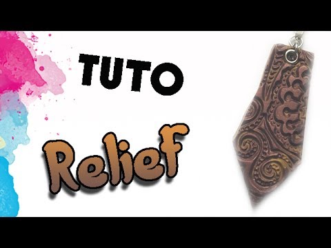 TUTO FIMO/POLYMÈRE: RELIEF | PolymerClay Tutorial Relief - YouTube