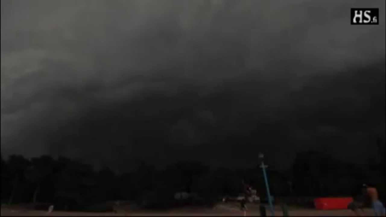 Massive storm cloud timelapse - YouTube