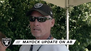 GM Mike Mayock provides update on Antonio Brown | Raiders