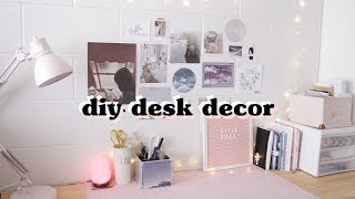DIY Aesthetic Desk Decor - YouTube