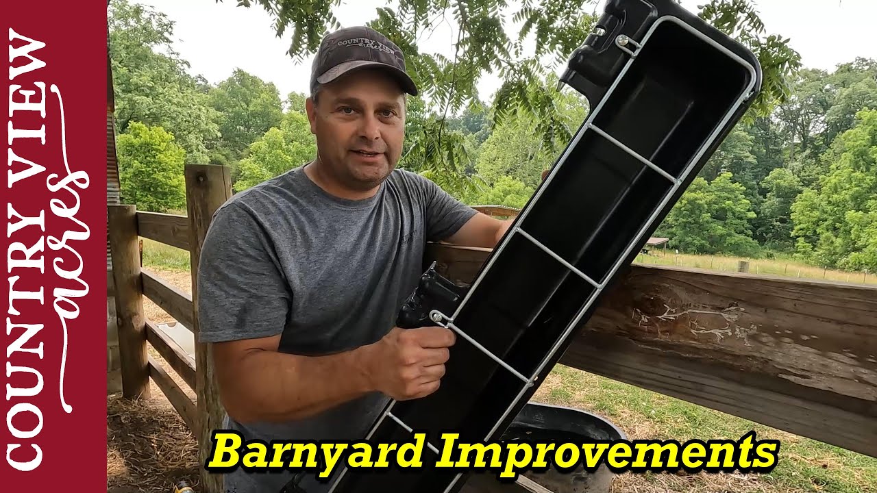 Making changes to the Barnyard so it works better with cows and sheep ...