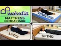Orthopedic VS Latex Mattress VS XpertGrid Mattress | Best Buying Guide for Mattress 2025 ft. Wakefit