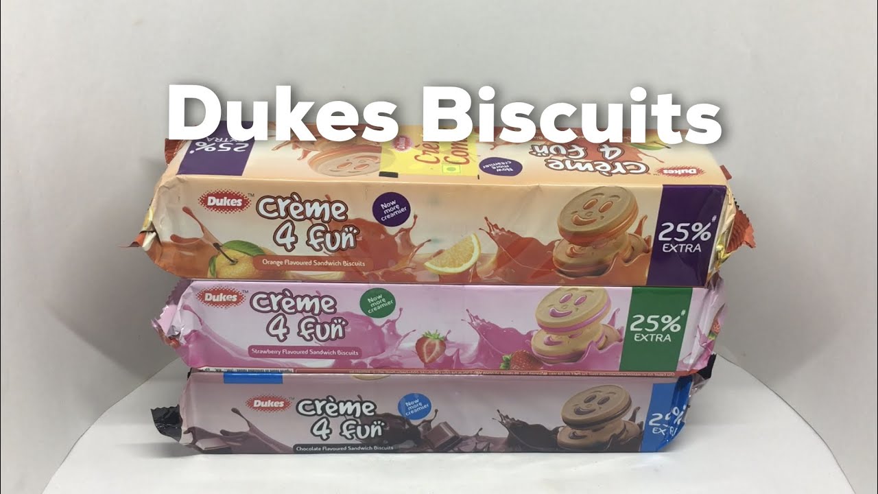Dukes Creme 4 Fun Biscuits YouTube