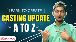 Simplifying Casting Update With Mayaa App | How to Create Casting Update In Mayaa App screenshot 2