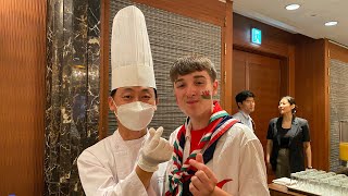 Cultural exchange at Lotte hotel. Not exactly culture day but good enough for me. ????????