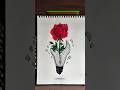 Ink and imagination🌹🖤#transitionvideo #art #drawing #rose