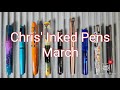 Chris inked pens  march