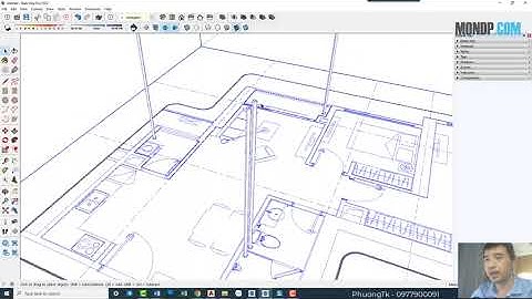 ♻️ Layout Sketchup - Dự Án Thực Tế - Bài 1.1 Dựng 3D Mặt Bằng - PhuongTk