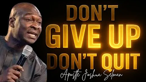 Don't Abort The Process; God is Preparing You in SECRET - Apostle Joshua Selman 