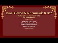 Eine kleine nachtmusik k525 wa mozart performed by amor reyes aileen llamas and the mso