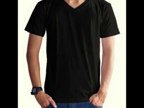 Gambar Gambar Kaos  Polos  Hitam Depan Belakang di Rebanas 