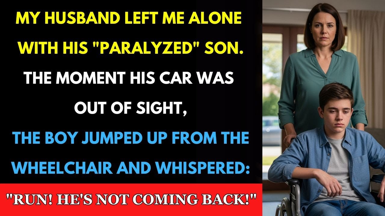 My Husband Left, His 'Paralyzed' Son JUMPED Up! You Won't Believe The Secret 🤫