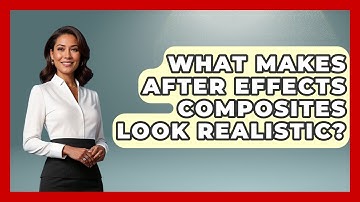 What Makes After Effects Composites Look Realistic? - Design Tool Unlocked