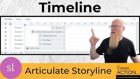 Understanding the Timeline in Articulate Storyline 360