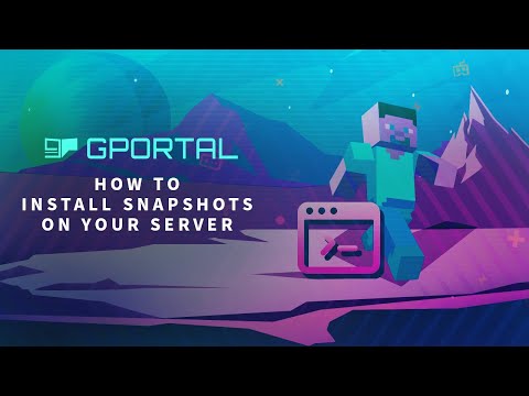GPORTAL Minecraft Server – How To Install Snapshots