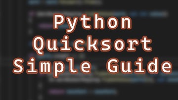 How to Do a Quicksort in Python (Simple)