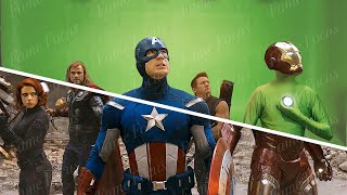 The Avengers Battle Scene, But Without Vfx