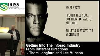 Details Getting into the infosec industry from different directions by T  Langford & L  Munson News