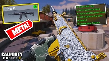 The TYPE 19 Best "META" Gunsmith/Loadout Class Setup | Fast ADS + No RECOIL High Accuracy | S6 CODM