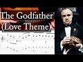 THE GODFATHER (LOVE THEME) - Nino Rota - Full Tutorial with TAB - Fingerstyle Guitar