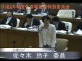 平成25年度予算等審査特別委員会３日目③