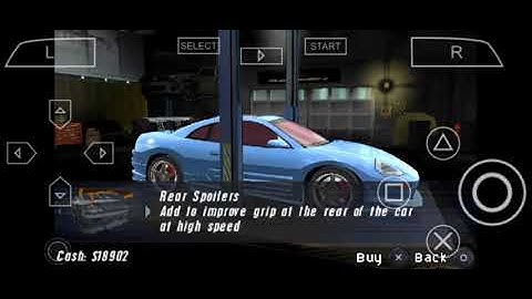 Gameplay PPSSPP to android || THE fast and THE furious UPGRADE AND MODIFIKATIO MITSUBISHI