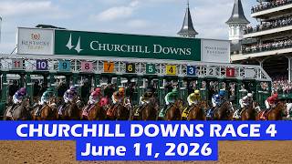Churchill Downs Race 4 - June, 2026 - Replay - Horse Race
