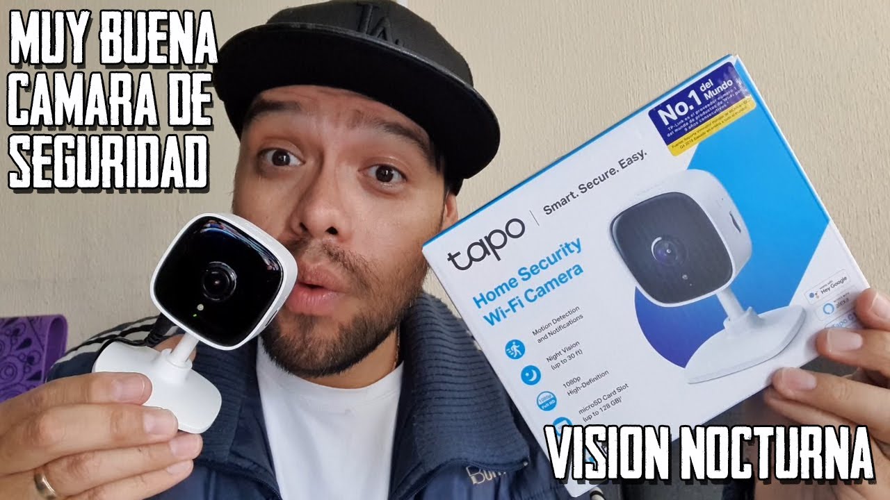 TAPO C100 Cámara De Seguridad Con VISION NOCTURNA Y DETECCION DE MOVIMIENTO  (UNBOXING + REVIEW) 