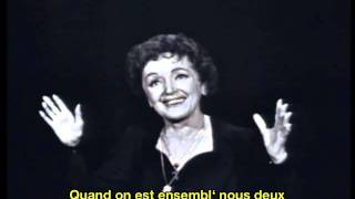 Edith Piaf Mon Manège à Moi French & English Subtitles chords