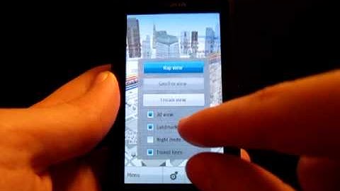 Nokia N8 / Symbian 3 running new OVI Maps 3.06 (pinch to zoom and better search!)