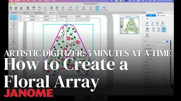 Artistic Digitizer Five Minutes at a Time: How to Create a Floral Array