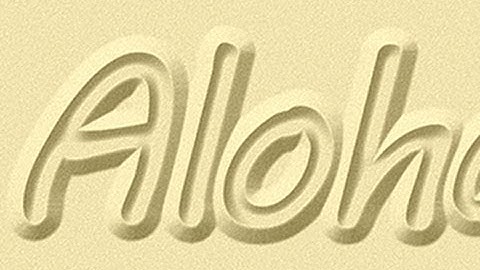 Photoshop Tutorial: SAND TEXT Effect. How to Write Words in Sand from Scratch