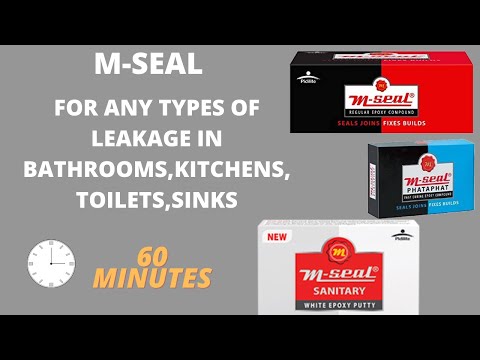 (हिंदी)WHAT IS M-SEAL/HOW TO USE M-SEAL?/M-SEAL FOR WATER LEAKAGE/TYPES OF M-SEAL/LIVE