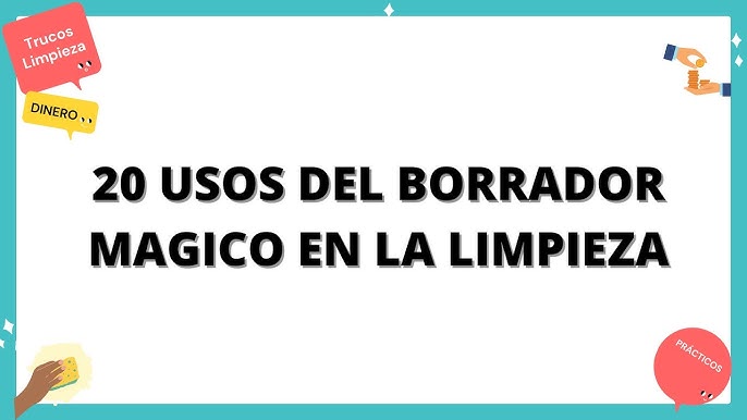 Te decimos 8 usos que puedes darle al borrador mágico de Mercadona