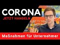 CORONA - Was Unternehmen JETZT tun sollten!
