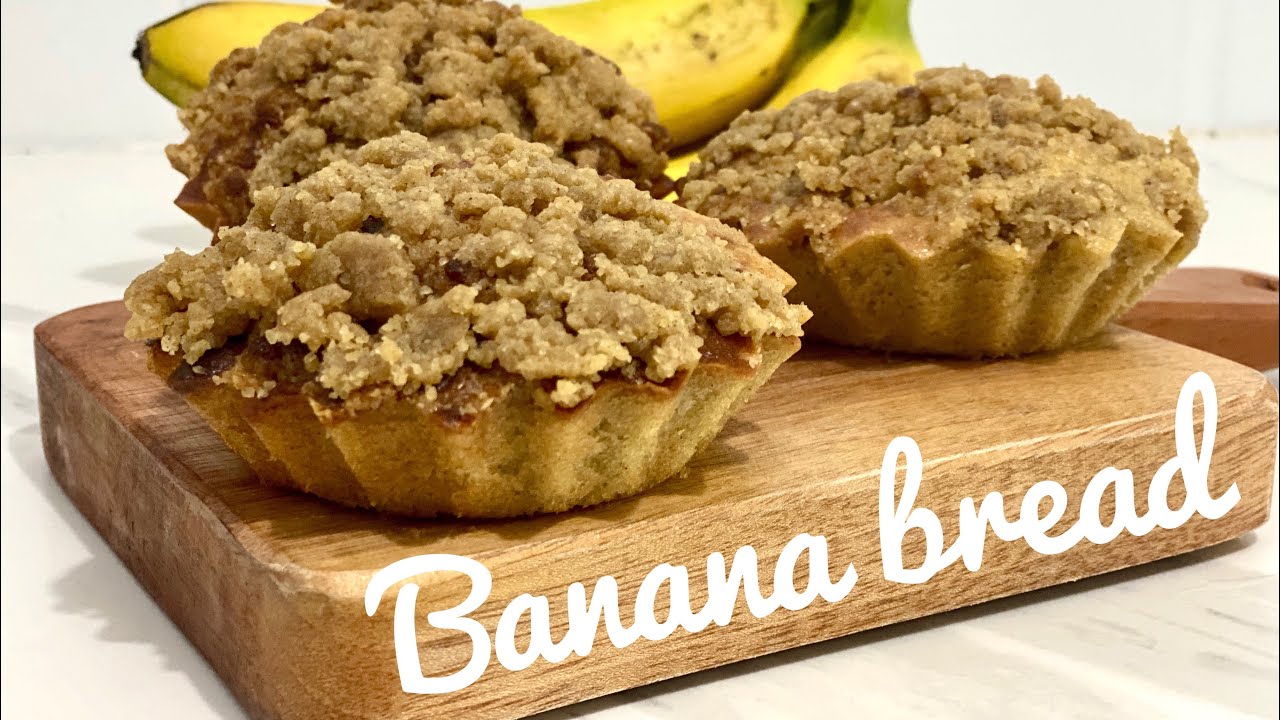 [Quarantine Cooking] 10 min-Toaster Banana Bread - Easy to make and delicious