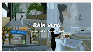 rain vlog!!! 🌧️~[ masak, nonton,ramen🍜,hujan,rebahan ]✨£