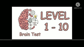 Brain Test level 1 level 10 Tricky puzzles with hints and answer