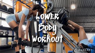 LOWER BODY GYM WORKOUT | Quads &amp; Glute Focused🍑