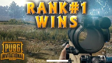 ALL RANK #1 WINS of Gamescom Invitational | PUBG (Playerunknown’s Battlegrounds)