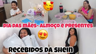 ABRI OS PACOTES DA SHEIN😍 ALMOÇO ESPECIAL DE DIA DAS MÃES + PRESENTES ESPECIAIS🥹