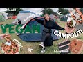 48 HOURS Camping with *10000 VEGANS* | what i ate at vegan camp out 2021!