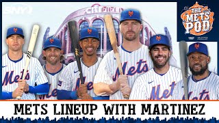 How does the Mets lineup fill out now with J.D. Martinez in the mix? | The Mets Pod | SNY