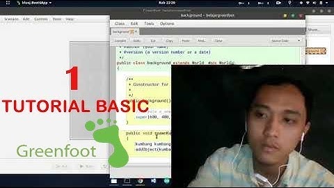 TUTORIAL BASIC-Belajar Greenfoot 1 (Installation, Create Remove object and Movement)